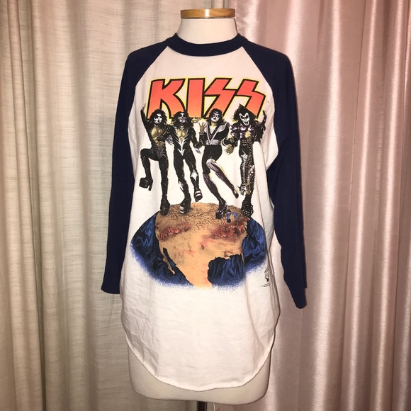Vintage 1996 KISS Tour Rock Band Tee - Picture 1 of 8